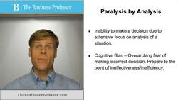 Paralysis by Analysis Instructional Video