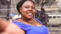 African Ethnicity Woman Taking a Selfie Stock Footage