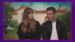Actors Kaley Cuoco and Chris Messina Talk 'Based On A True Story' News Clip
