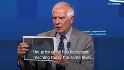 EU pushes back against claims Russian oil ban is hiking prices News Clip