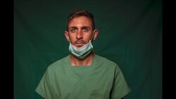 Portraits of Italians medics fighting virus battle Instructional Video