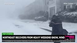 Northeast Recovering From Weekend Snow Storm News Clip