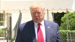 Trump asked if his tweets stoke racial tensions, violence News Clip