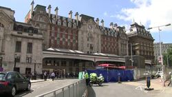 Victoria bus station crash News Clip
