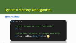 Learn and Master C Programming - Stack vs. Heap Instructional Video