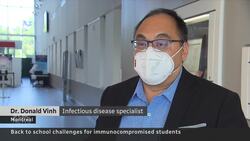 Immunocompromised kids face challenges going back to school News Clip