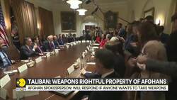 Donald Trump demands return of weapons' left in Afghanistan after 2021 withdrawal News Clip