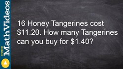 Proportions and word problems set it up and solve Instructional Video