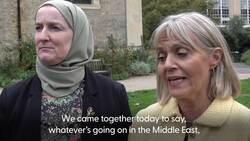 Jewish and Muslim women share suffering and hope a year on from October 7 News Clip