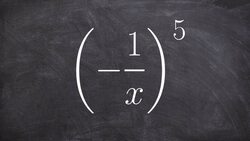 Simplify an expression by applying the power to quotient rule of exponents Instructional Video