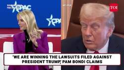 Pam Bondi Amuses Ted Cruz With A Two-Word Answer On Trump Court Battles | Watch News Clip