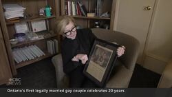 Ontario's 1st legally married gay couple celebrates 20th anniversary News Clip