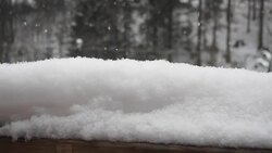 Snowfall and the snowdrift - SLOW MOTION Stock Footage