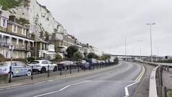 Quiet moments in Dover after the Easter break traffic News Clip