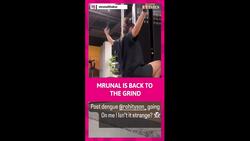Mrunal Serves Major Fitness Goals; Hits the Gym After Overcoming Dengue Instructional Video