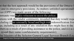 Emergencies Act compelled tow truck drivers to clear streets, inquiry hears News Clip