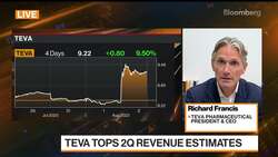 Teva CEO on Second-Quarter, Potential DOJ Settlement News Clip