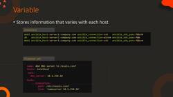 Ansible for the Absolute Beginner - Ansible Variables Instructional Video