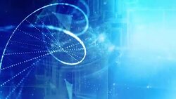 DNA strand medical background Stock Footage