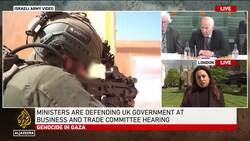 Two govt ministers testify to UK parliament committee on arms exports to Israel News Clip