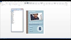 Efficient Mail Merge for Personalized Party Invitations Instructional Video