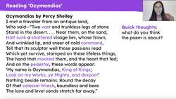 Understanding the connections between Romanticism and Shelley's 'Ozymandias' Instructional Video