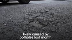 Pothole breakdowns hit five-year high News Clip