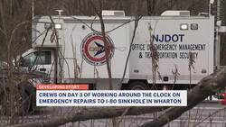 Traffic headaches continue in Wharton due to sinkhole on I-80 East Instructional Video