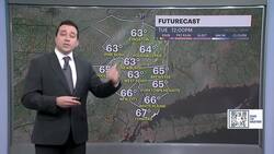 Sunny with highs in the 70s today, showers tomorrow and heavier rain Thursday News Clip