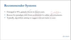 Recommender Systems Complete Course Beginner to Advanced - Motivation for Recommender System: Introduction to Recommender Systems Instructional Video