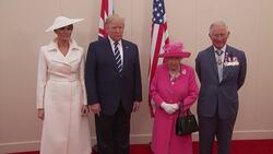 Trumps say farewell to royals at end of UK visit Instructional Video