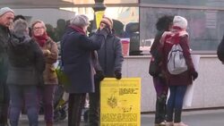 CLEAN : 31 yellow vests on trial for vandalising motorway toll booth News Clip