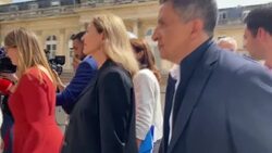 CLEAN : MPs from Macron's party arrive at National Assembly News Clip