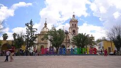 Real de Asientos Stock Footage