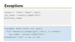 Python 3 for Beginners: Handling Exceptions in Python Lists - Using the Index Method Instructional Video