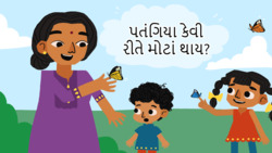 Lifecycycle of a butterfly - Gujarati Instructional Video