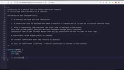 The Complete Solidity Course - Zero to Advanced for Blockchain and Smart Contracts - What Are Constructors in Solidity Instructional Video