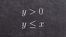 Graphing the system of two linear inequalities with two horizontal line Instructional Video