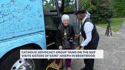 'Nuns on the Bus' visits Long Island to urge people to vote News Clip