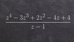 Dividing polynomials using long division Instructional Video