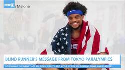 Blind Paralympian Noah Malone Shares Heartfelt Message From Tokyo News Clip