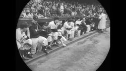 Cleveland Indians defeat the Detroit Tigers to win the American League pennant in Major League Baseball, 1954 News Clip