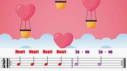 Rhythm Play Along Video Valentine Rap [with Body Percussion] Instructional Video