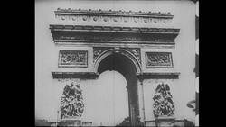 World War II Nazis Enter Paris Stock Footage