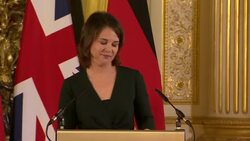 UK: British Foreign Secretary James Cleverly and German Foreign Minister Annalena Baerbock attend a press conference after their first UK-Germany Strategic Dialogue meeting which will agree cooperation on joint priorities. News Clip