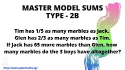 Model Sums: Type 2B (PSLE Maths) Instructional Video