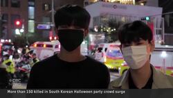 South Korea crowd surge leaves more than 150 dead News Clip