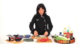 How to Make a Spicy Tuna Roll Instructional Video