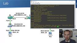 Cisco CCNA 200-301: The Complete Guide to Getting Certified - IPv6 Static Routes Lab Demo Instructional Video
