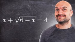 Radical Equation with a Extraneous Solution Instructional Video
